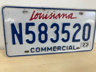 Louisiana US nummerplade 