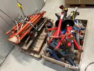 Arbejdsborde og bukke/ruller