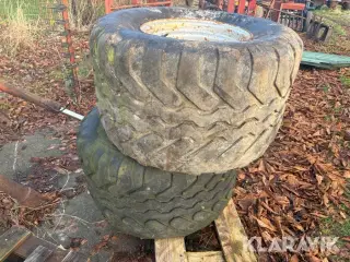 Dæk med fælg - 2 styks