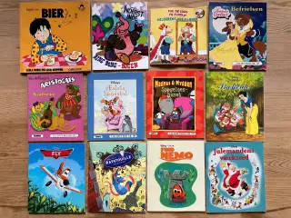 5 x 12 børnebøger, Lilleput, Disney m.m.