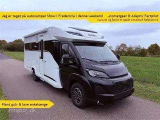 2026 - Hobby Maxia T 740 WE Aut.   Lækker Autocamper med lave enkelsenge og stort toiletrum med særskilt brusekabine fra Hinshøj Caravan.