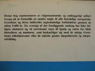 europas fyrsteslægter - en genealogisk nøgle, af r