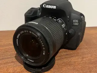 Canon EOS 700D 18 Megapixel spejlreflekskamera