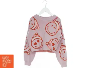 Striktrøje med smiley print fra H&M (str. 140)