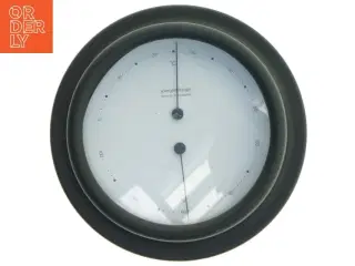 Vægtermometer og hygrometer fra Joergen Fenger (str. Ø 18,5 cm)