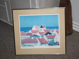 Litografi af Johannes Meyer Andersen Gl. Skagen