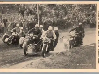 Motorcykel - H. Petersen - H. Petersen - Kr. Kresten - Oluf Elsberg - Leif Bech - Ubrugt - Limrest !