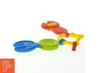 Babylegetøj i form af værktøj fra Fisher-Price (str. 12x6,5 cm)