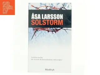 Solstorm af Åsa Larsson (Bog)