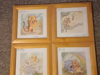 4 stk peter plys billeder 