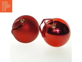 Røde julekugler (str. Ø 10 cm)