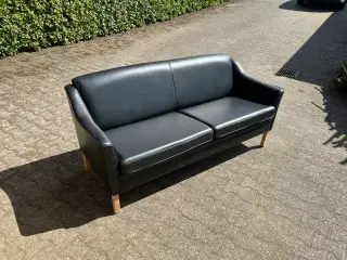 3 pers. læder sofa