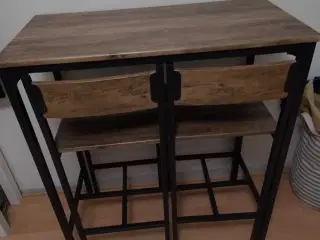 Flot barbord/spisebord m. Stole