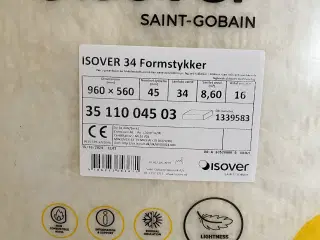 ISOVER 34 formstykker, 45mm