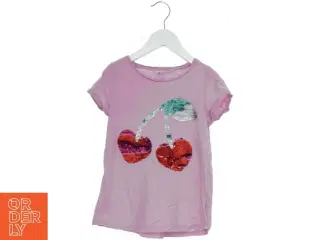 T-shirt med pailletkirsebær fra H&M (str. 140)