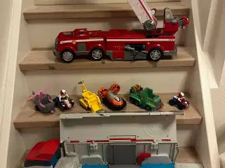Paw patrol stor lastbil og brandbil