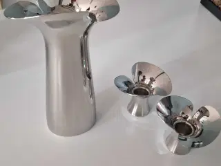 Georg Jensen vase og stager