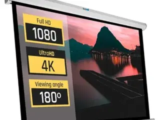 Projektorlærred elektrisk iggual IGG319215 - 180 x 180 cm