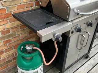 Gas Grill m. Gasflaske 