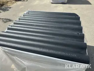 Bølgeplade 150stk Euronit 700T HJ/HU Sort