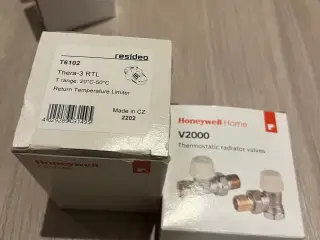HELT NY RADIATOR VENTIL OG FØLERHOVED