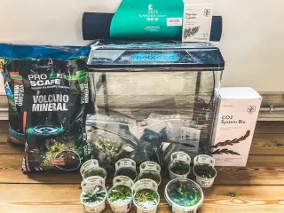 35 liters akvarie med tilbehør sælges 
