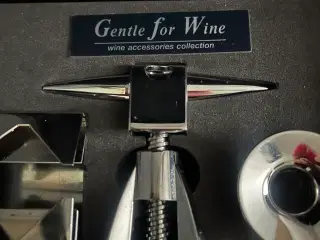 Gentle for Wine, rustfrit sæt 5 dele, aldrig brugt