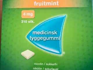 Nicorette 4 mc. Frugtmint. 210 stk.