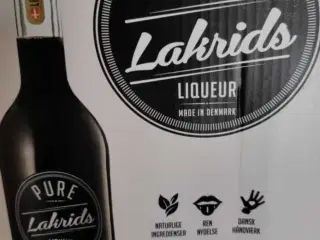 Pure Lakrids 6 flasker 85 kr pr flaske 