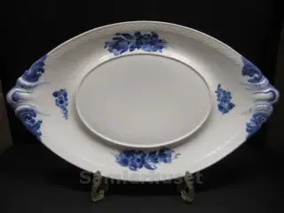 Blå Blomst Flettet - Underfad til terin /Serveringsfad 41x24½ cm. (lxb) -RC. 8173