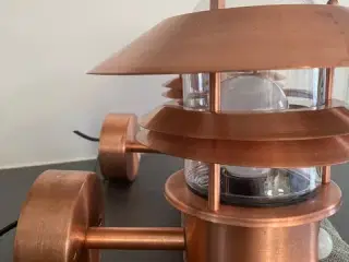 Udendørslamper Blokhus kobber 2 stk