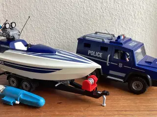 Playmobil  City Action Politibil/speedbåd nr. 5187