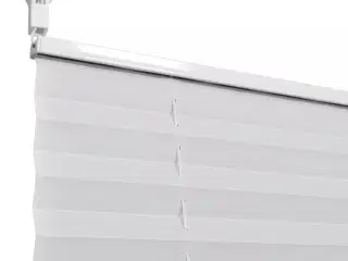 Plisseret blind 110x150 cm hvid