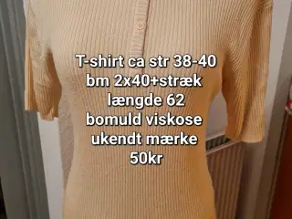T-shirt ukendt mærke ca str m-L 