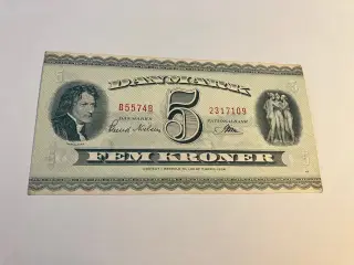 5 Kroner 1957 Danmark