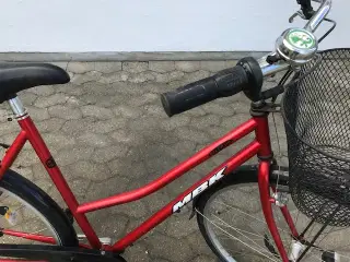 Rød dame cykel
