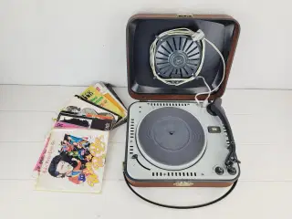 Retro kuffert pladespiller fra Toga