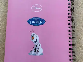 Notesbog med Disney Frost motiv
