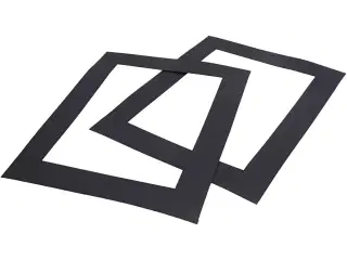 Passepartoutrammer A4, 100 stk. i sort, 500 g