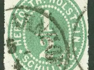 Herzogthum Holstein, 1/2 Schilling grøn 1865