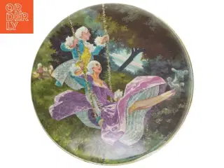 Dekorativ rund opbevaringskasse fra IRA (str. Ø 23,5 cm)