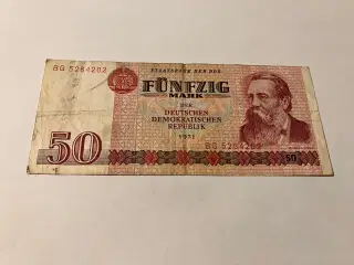 50 DDR-mark Germany 1975