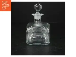 Glaskaraffel med prop (str. 14 cm)