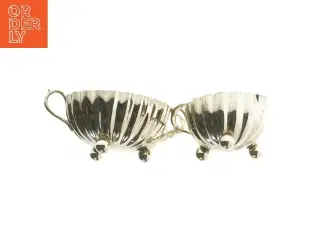 Sæt af to sølv skåle (str. Ø 10 & 7,5 cm)