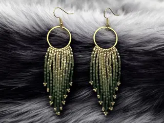 Grønlandske perle øreringe