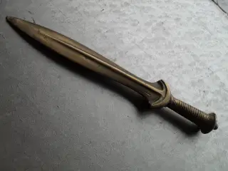 brevåbner fra just andersen i messing l. 20 cm.