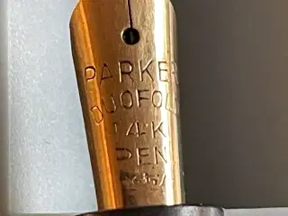 Parker Fyldepen med stift af 14 karat Guld