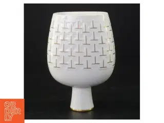 Porcelænsvase fra Kjøbenshavn Porcellains Maleri (str. 15 x 11 x 7 cm)