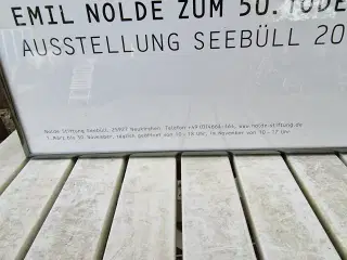 EMIL NOLDE udstillingsplakat 