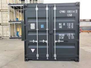 10 fods Container i RAL 7021 i Aarhus